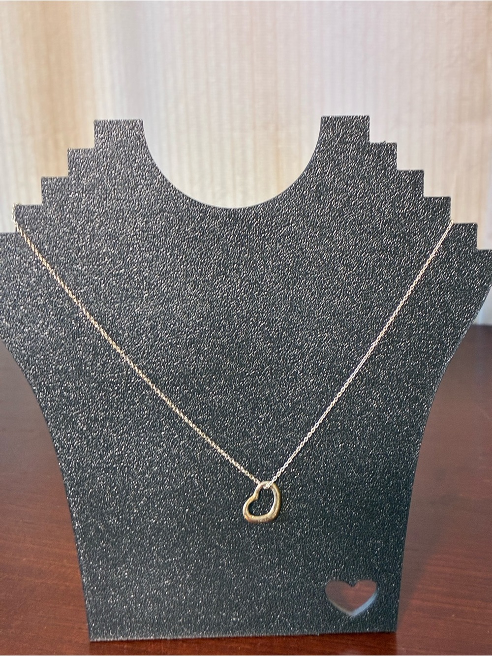 Tiffany & Co. Elsa Peretti Open Heart Necklace
